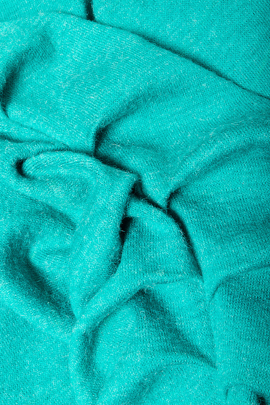 Rochie din jerse de lana cu falduri Izabela Mandoiu imagine 3