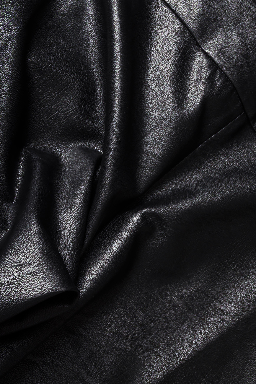 Faux leather culottes  Lena Criveanu image 3