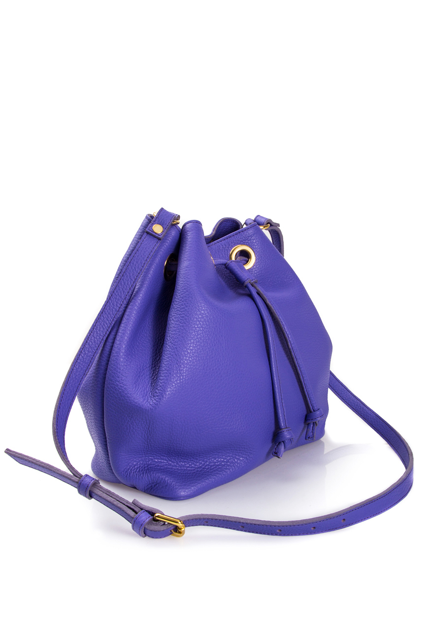 Small leather bucket bag Sophie Handbags by Andra Paduraru image 1