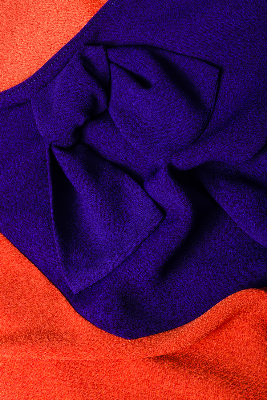 فستان متعدد الالوان ذو جيوب لينا كريفانو image 3