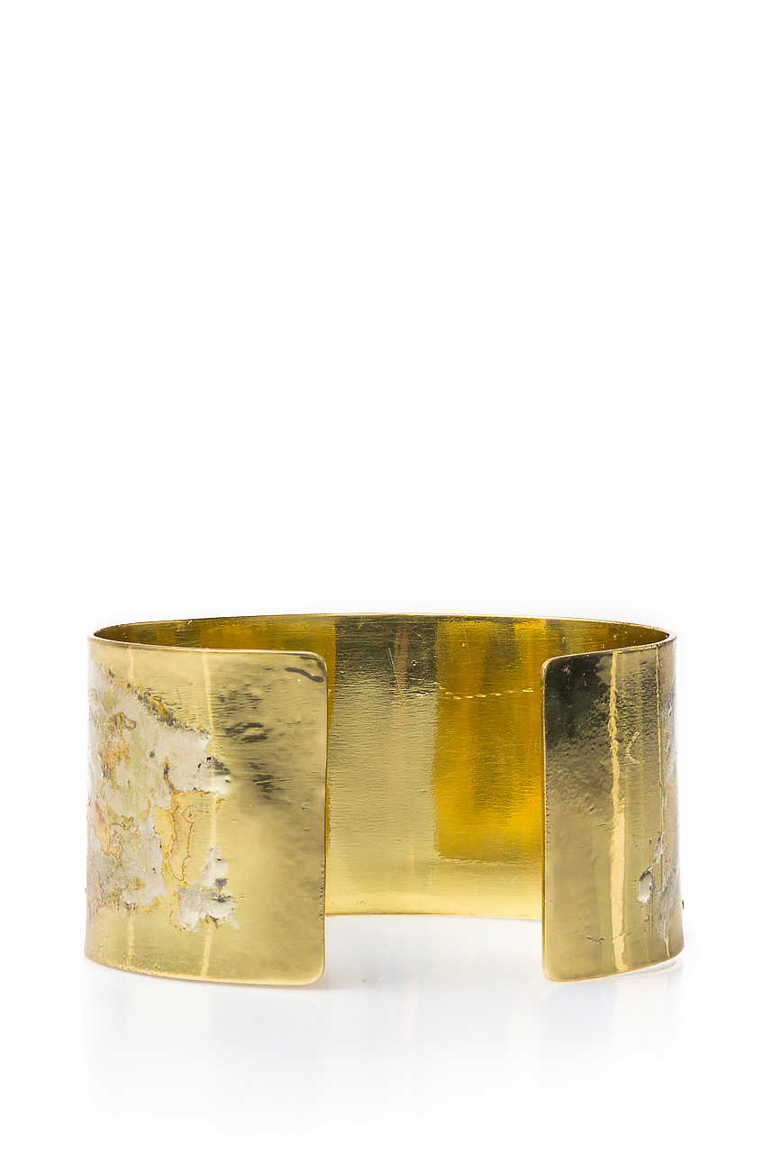 Sterling silver and copper cuff bracelet Eneada image 1