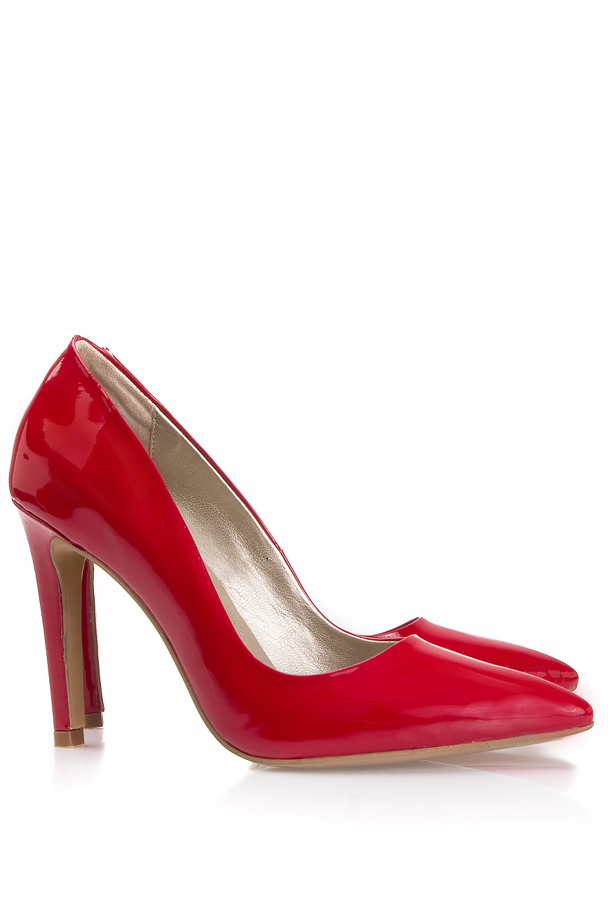Red patent-leather pumps Ana Kaloni image 1