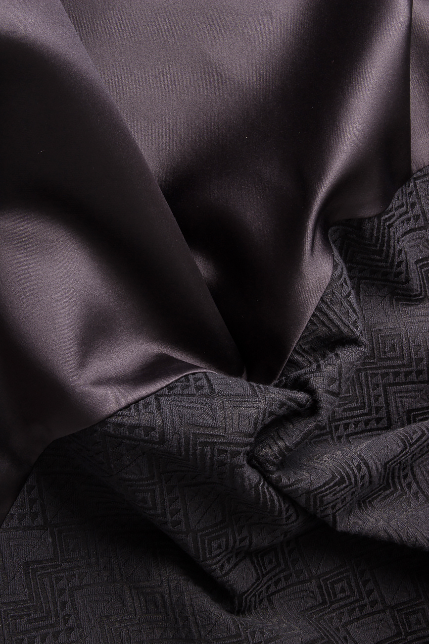 Silk-velvet midi skirt  Laura Ciobanu image 3