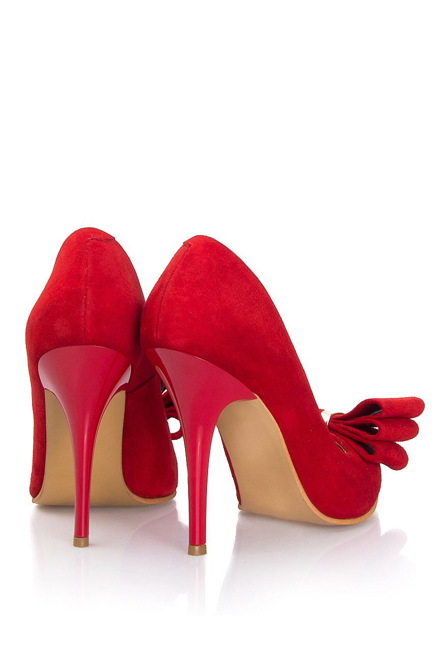 Bow-embellished suede pumps PassepartouS image 2