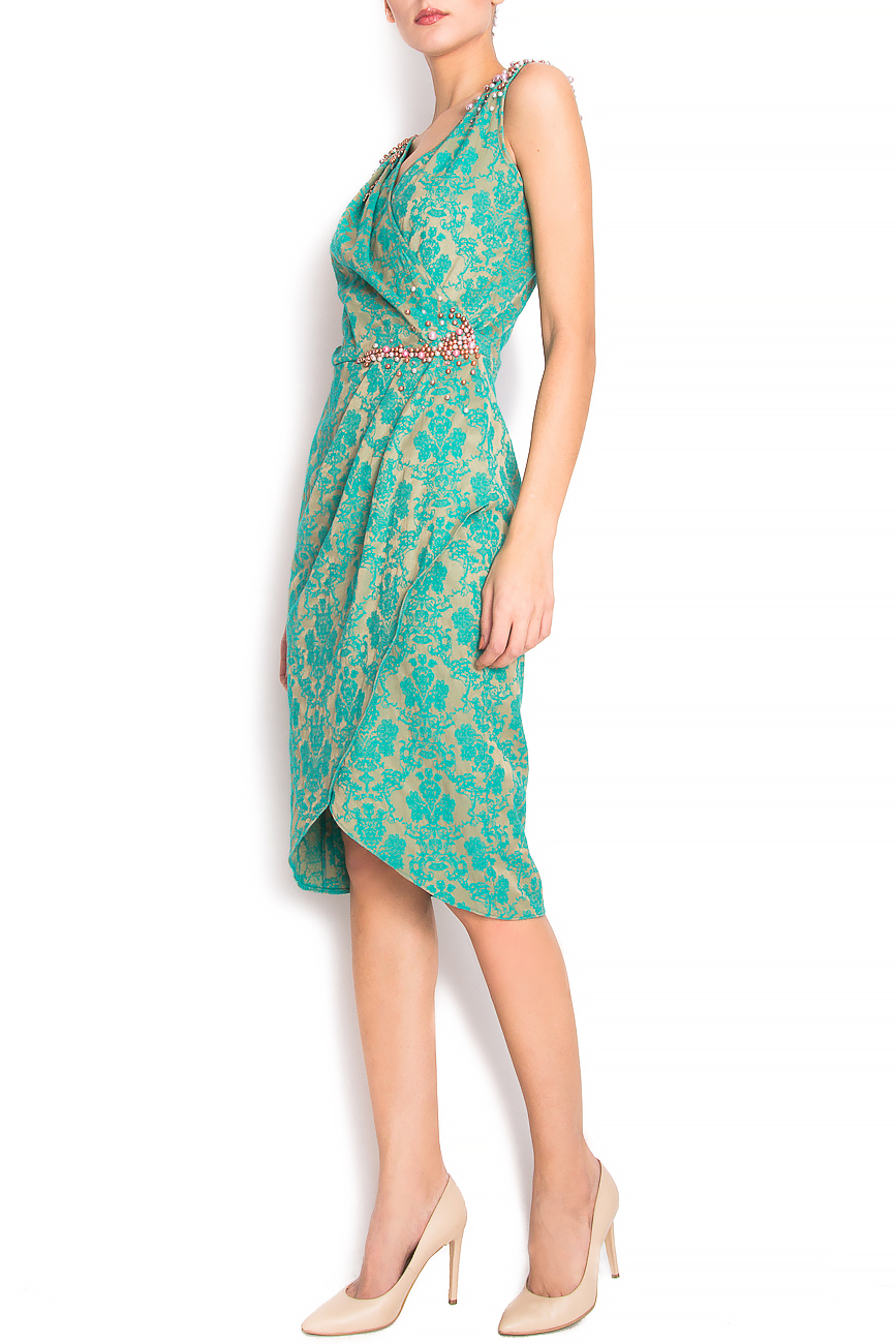 Embellished 20's style cotton-blend mini dress  Arina Varga image 1