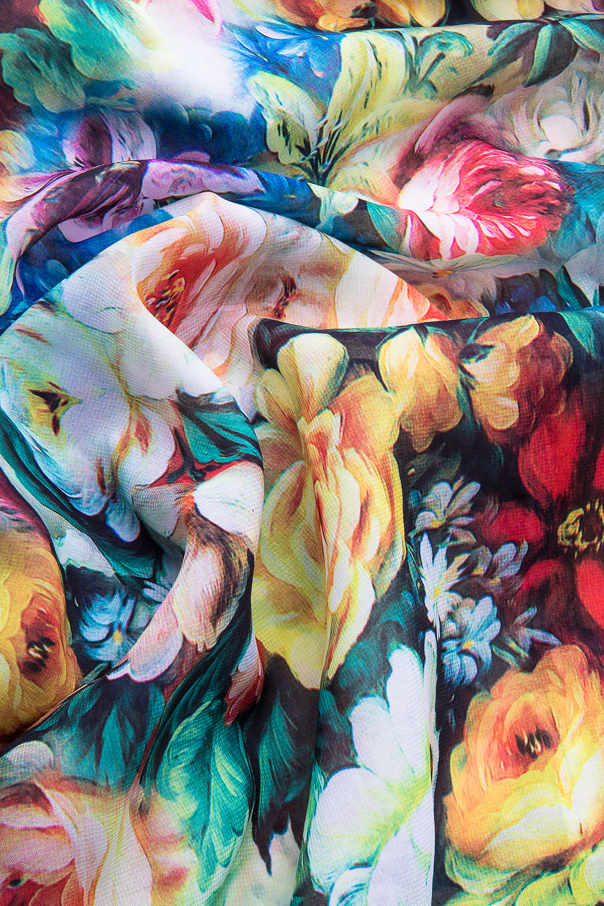 Floral-print silk shirt Arina Varga image 3