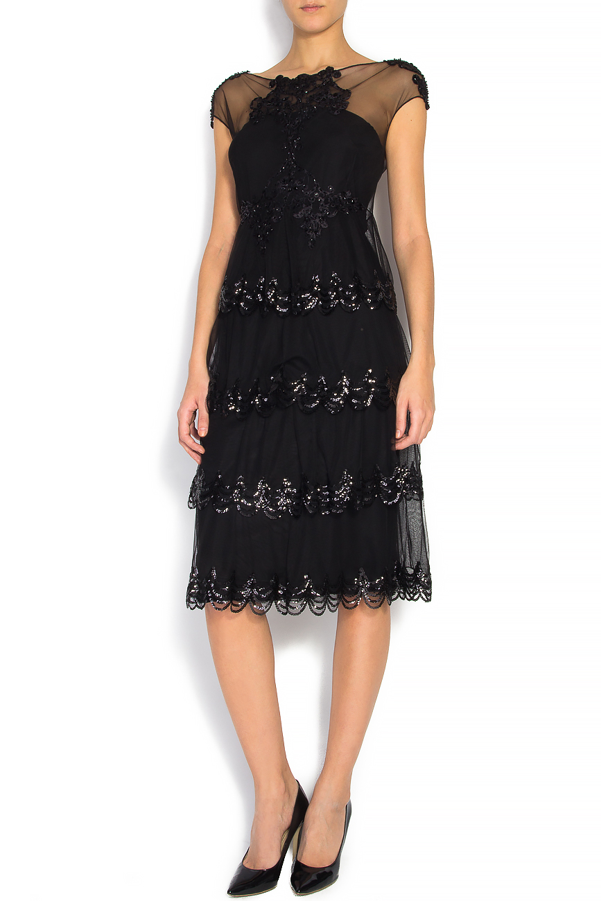 Embellished tulle-lace dress BRIA Design image 0