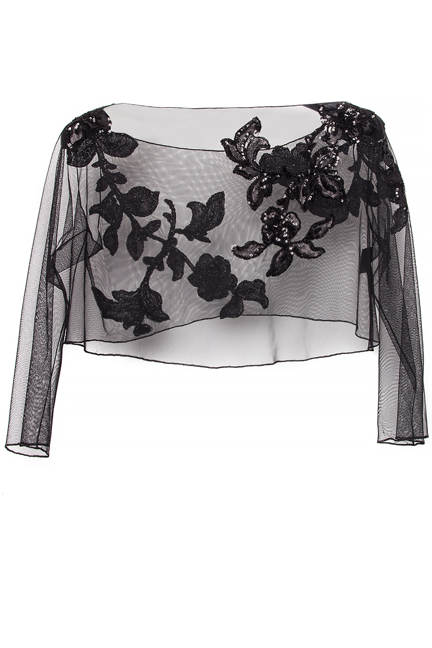 Embellished lace and sequins top BRIA Design image 0