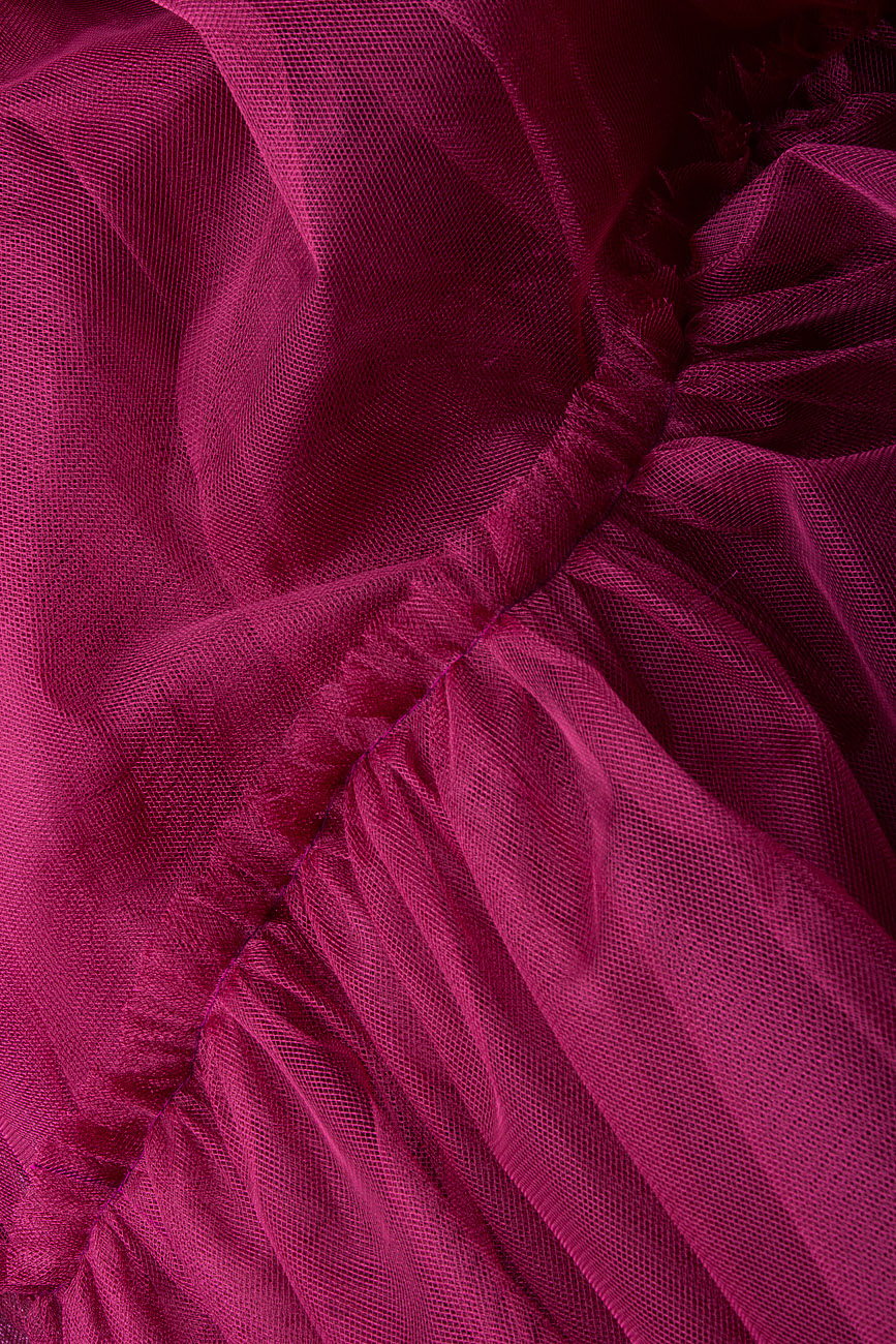 Tulle skirt with hand-sewn applications Arina Varga image 3