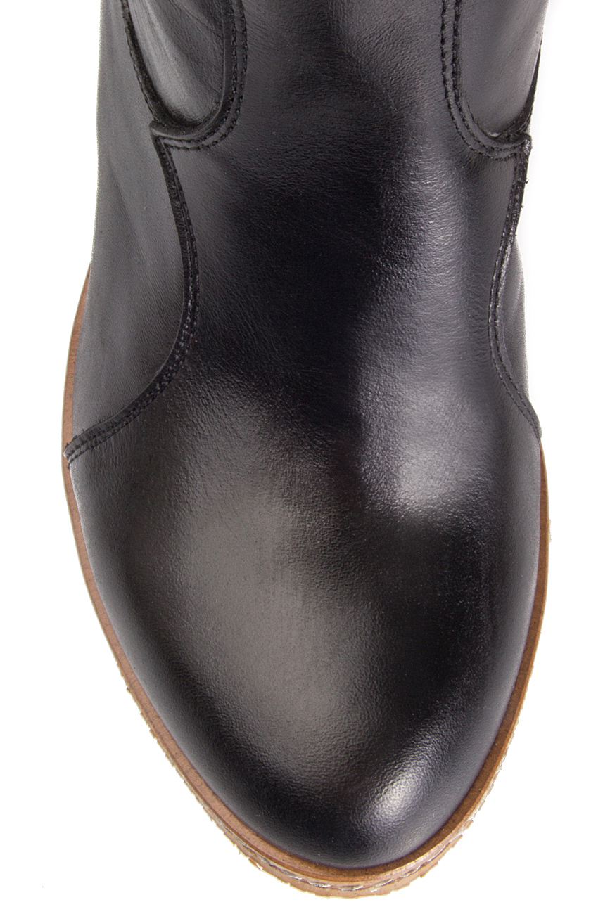 'Cowboy' leather boots PassepartouS image 3