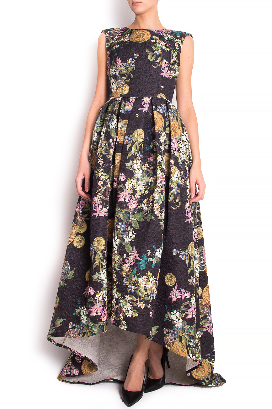Floral-print brocade gown Alexandra Indries image 0