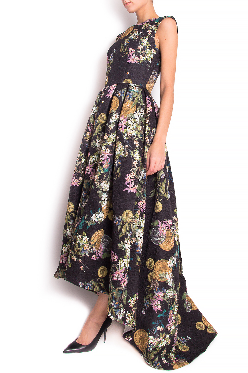 Floral-print brocade gown Alexandra Indries image 1