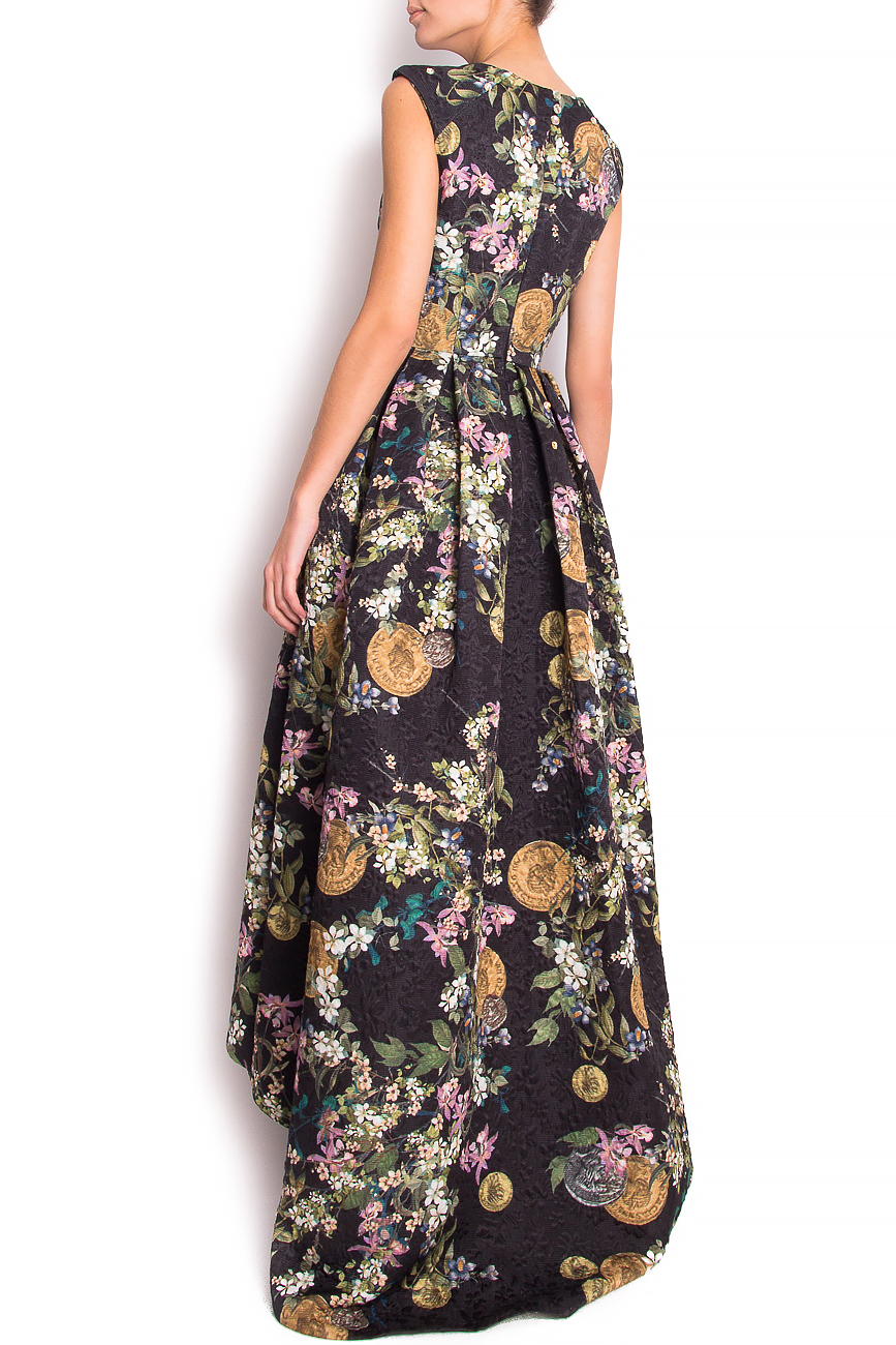 Floral-print brocade gown Alexandra Indries image 2