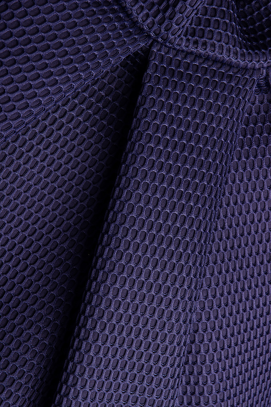 Honeycomb-neoprene pleated skirt Alexandra Indries image 3