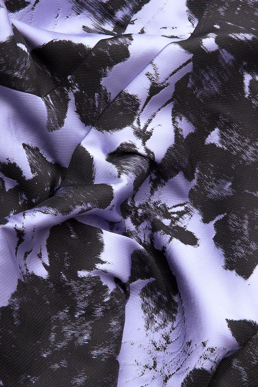 Robe en brocart à imprimé fleuri Alexandra Ghiorghie image 3