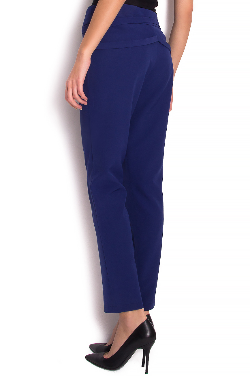 Cropped stretch-gabardine slim-fit pants Florentina Giol image 2