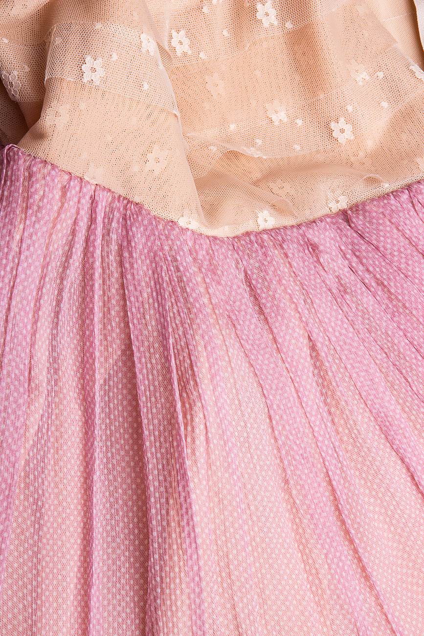 Lace and silk mini dress Florentina Giol image 3