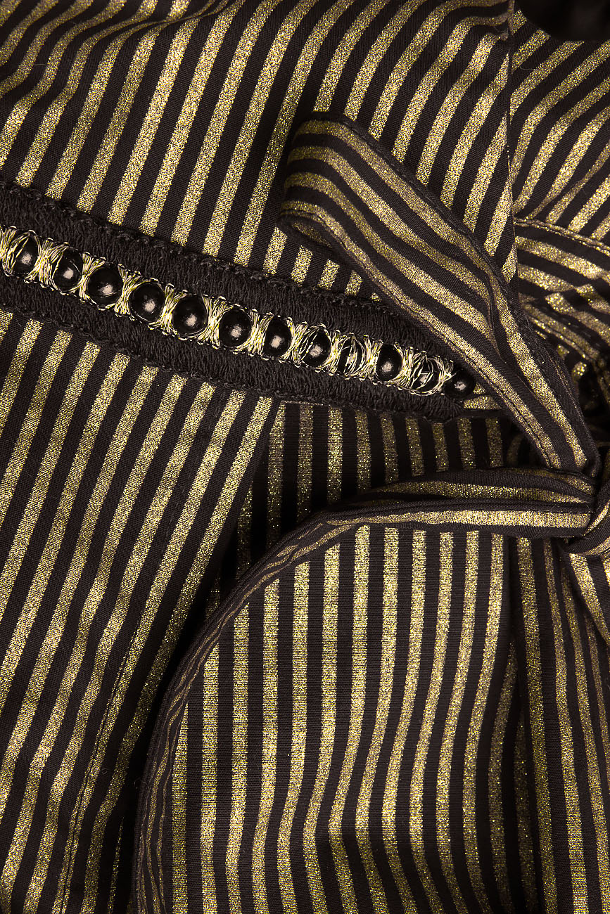 Robe portefeuille à jupe en soie et dentelle Laura Firefly image 3