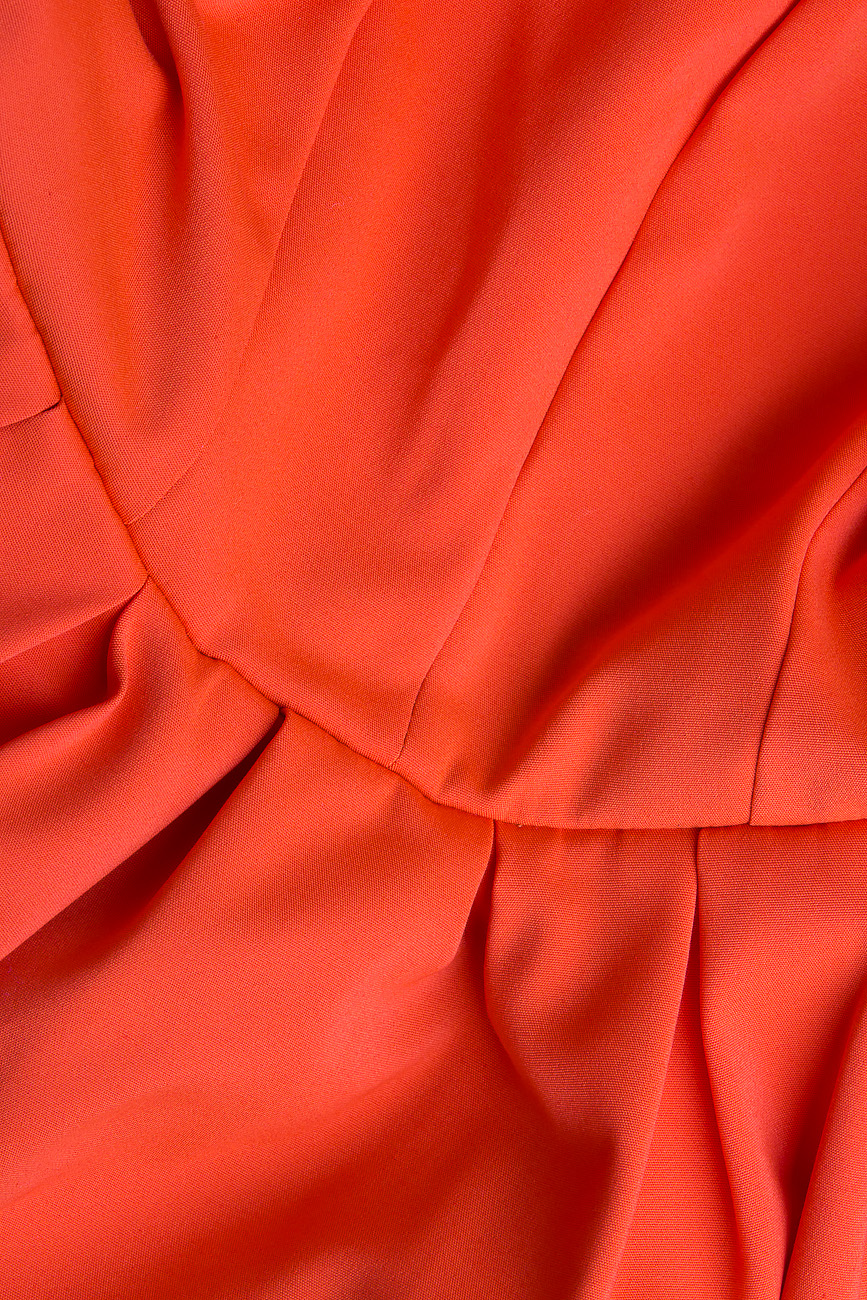 Robe courte en viscose à empiècement en tulle Florentina Giol image 4