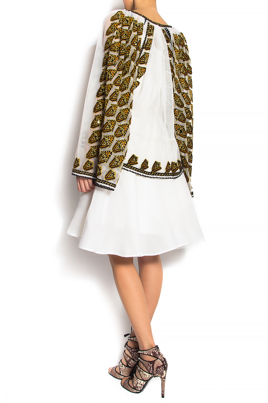 Robe avec chemise à motif traditionnel roumain Izabela Mandoiu image 2