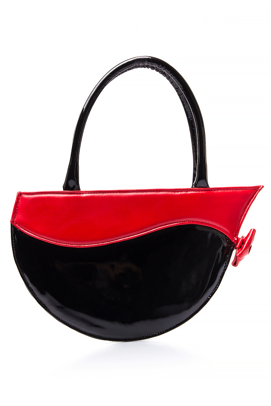 Two-tone patent leather bag Anca Irina Lefter image 2