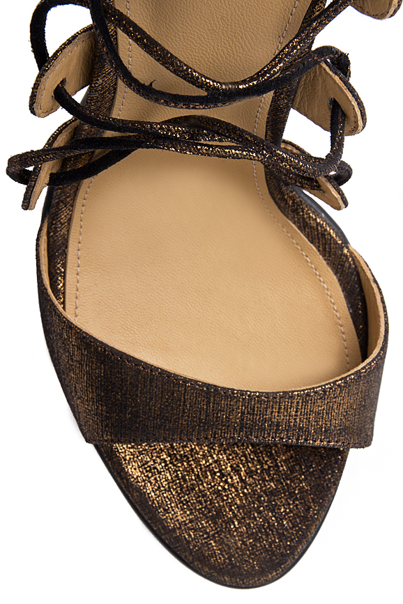Sandales ajourées en cuir Hannami image 3
