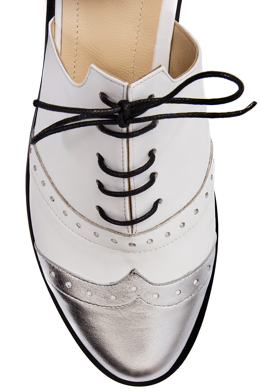 Two-tone leather brogues PassepartouS image 4