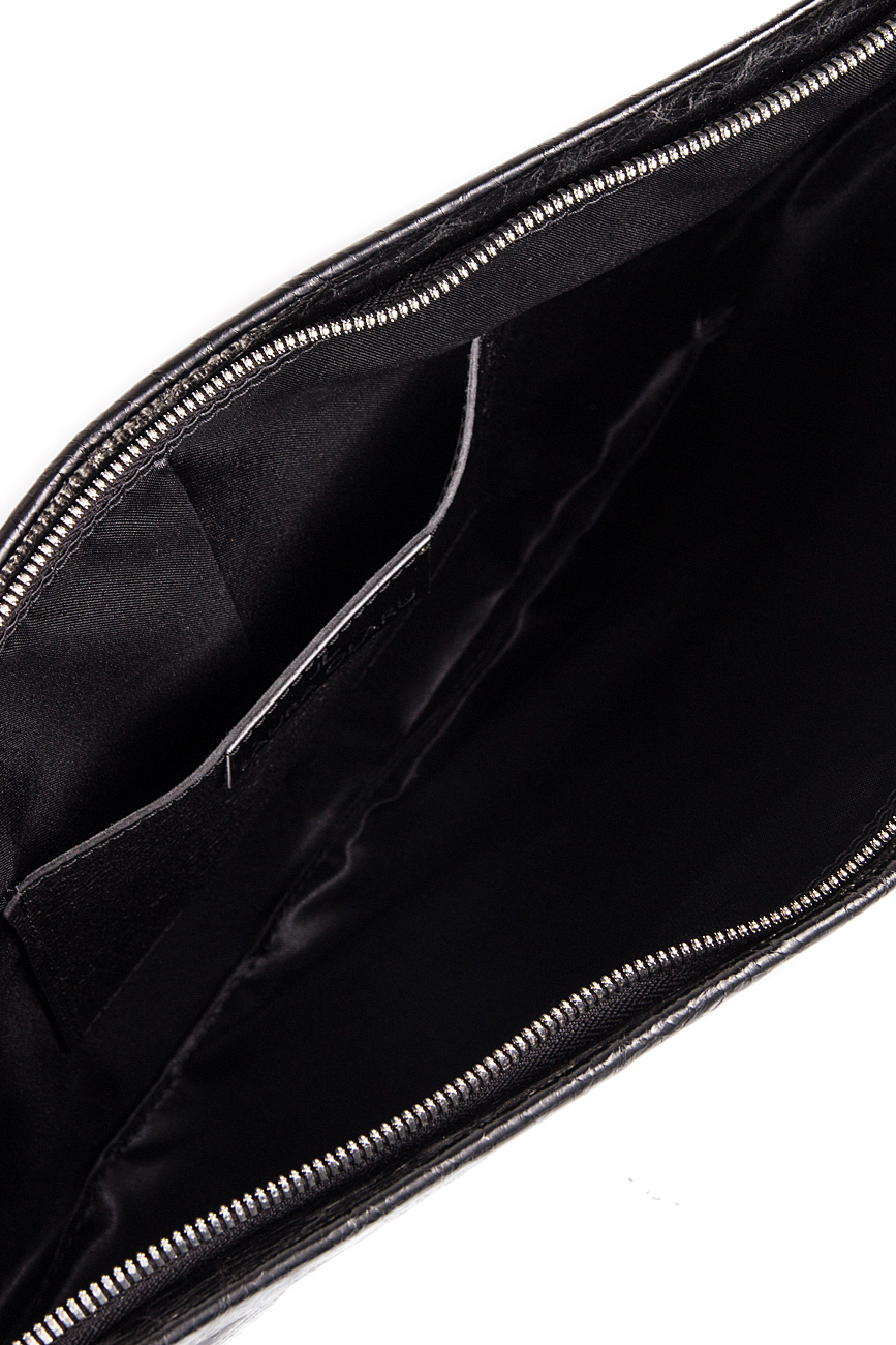 Black leather pouch Laura Olaru image 3