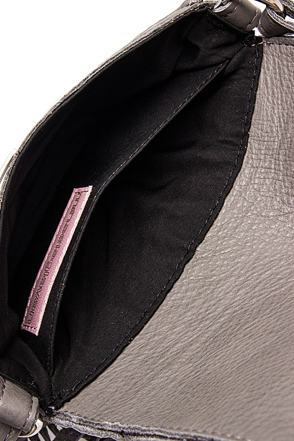 Fringed leather shoulder bag Mihaela Glavan  image 3
