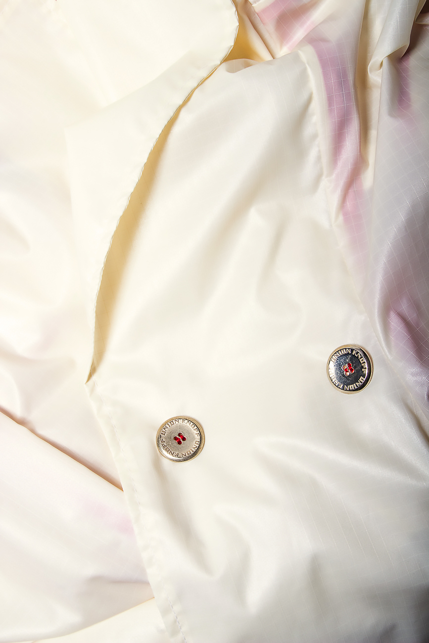 Jacheta tip rochie din material peliculizat Edita Lupea imagine 3