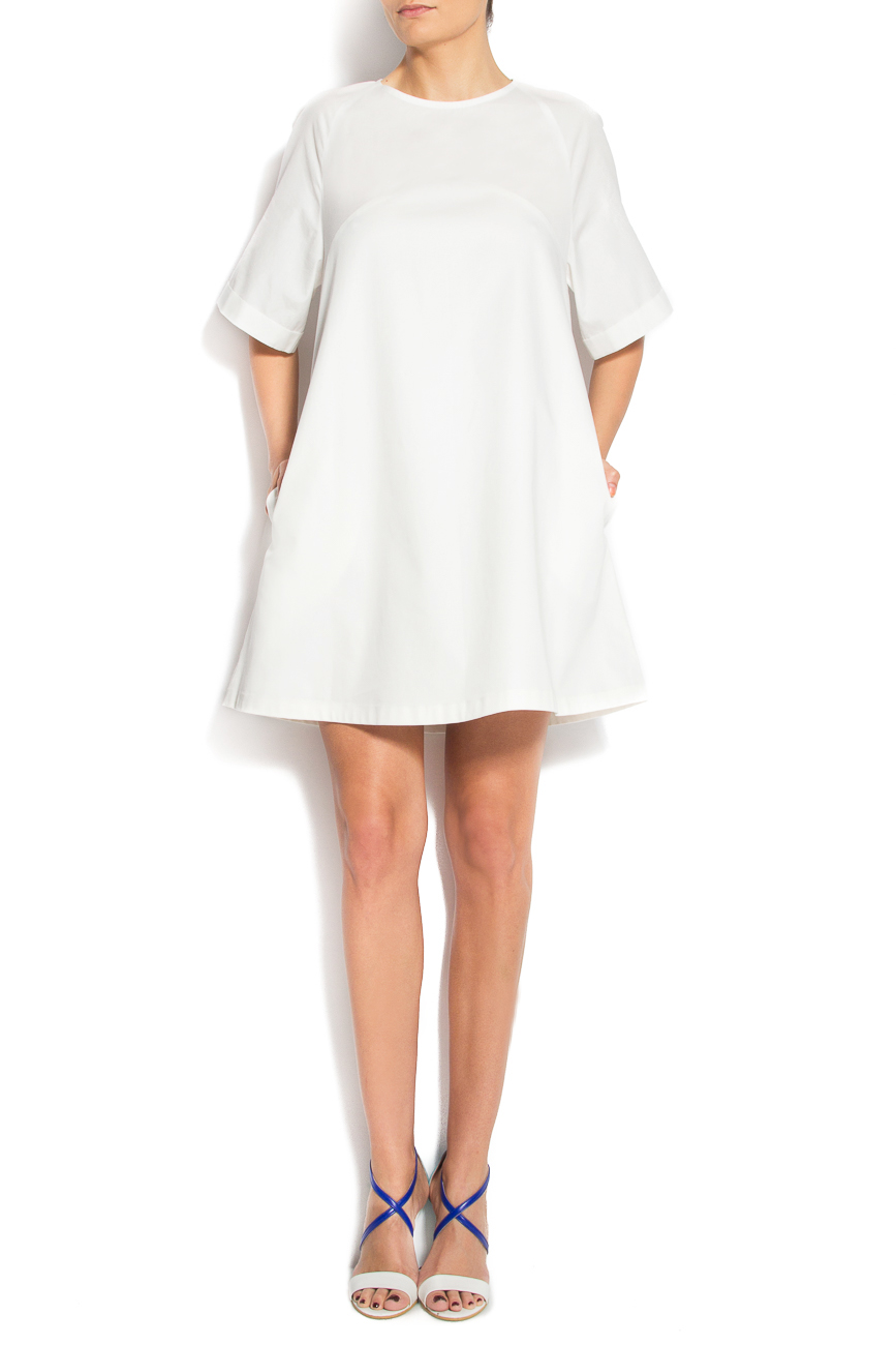 Cutout cotton-poplin shirt dress Carmina Cimpoeru image 0