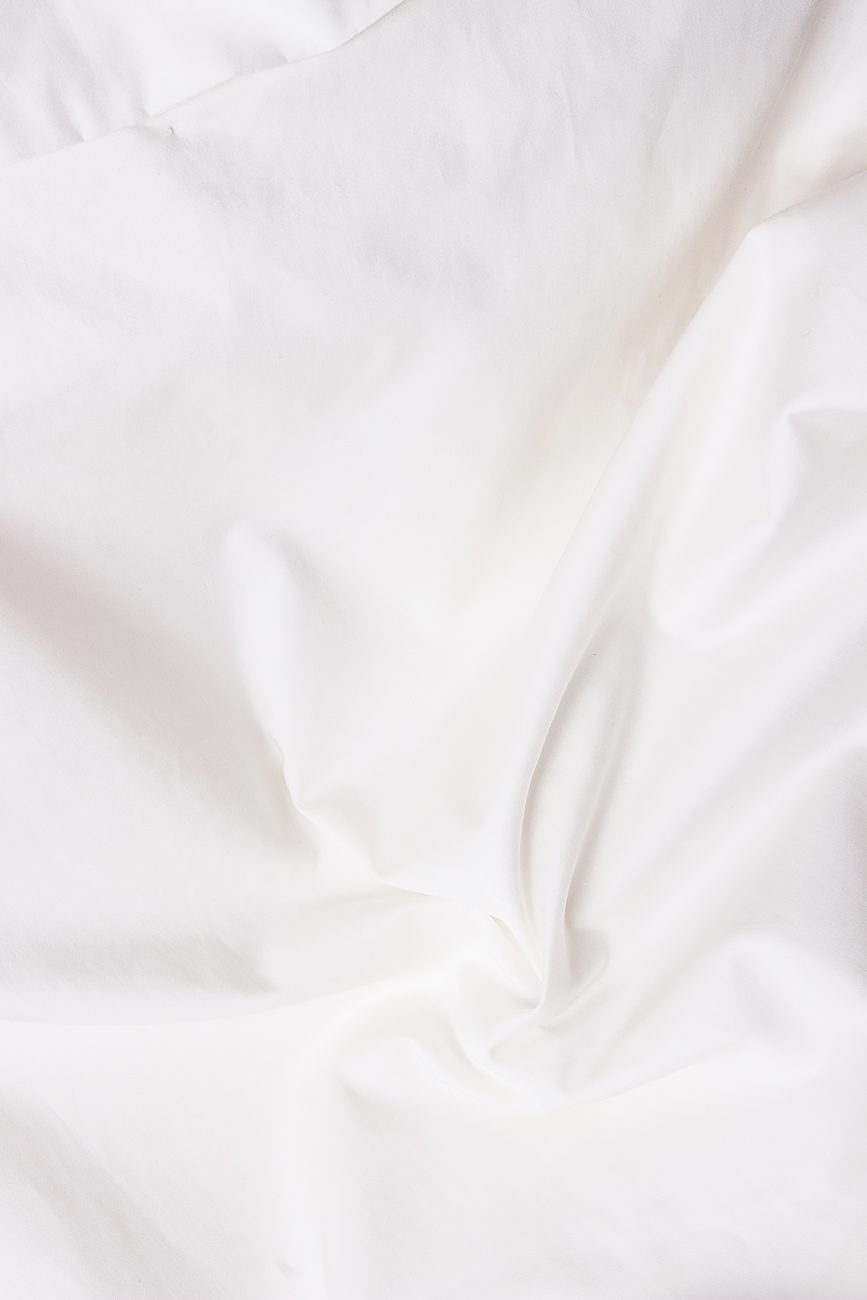 Cutout cotton-poplin shirt dress Carmina Cimpoeru image 3