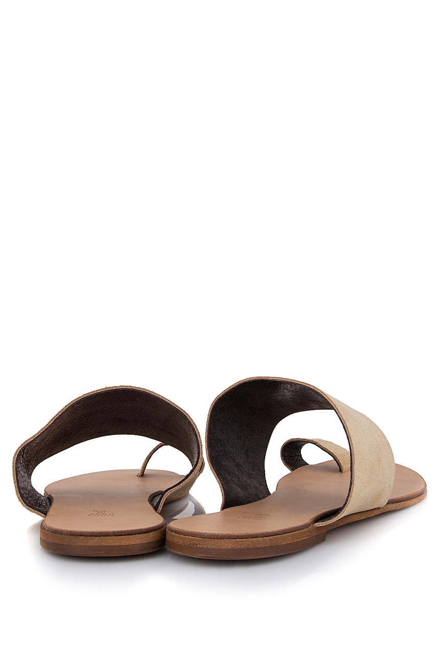 Metallic leather sandals Mihaela Gheorghe image 2