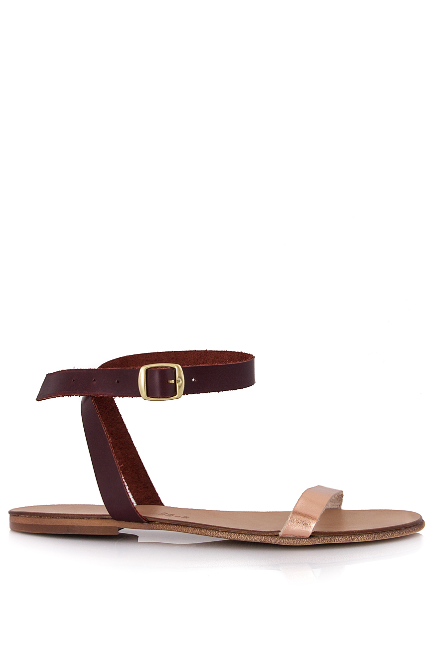 Two-tone leather sandals Mihaela Gheorghe image 0
