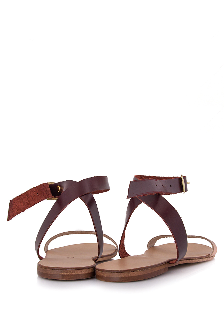 Two-tone leather sandals Mihaela Gheorghe image 2