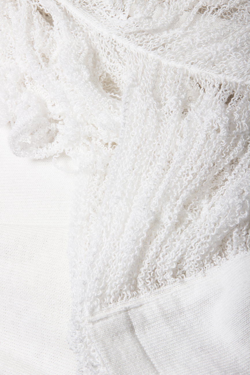Asymmetric cotton-blend blazer Dorin Negrau image 3