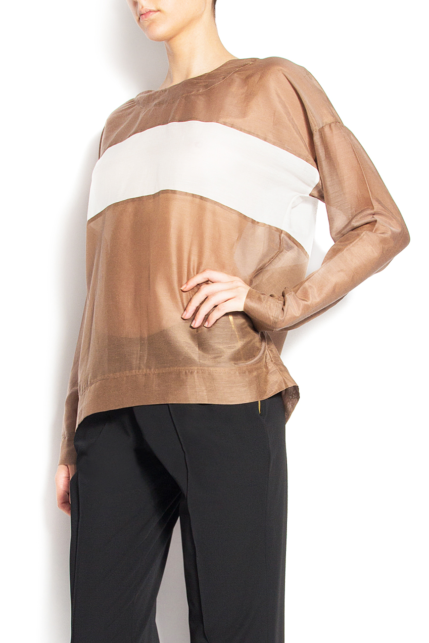 Crepe and silk blouse Aer Wear image 1