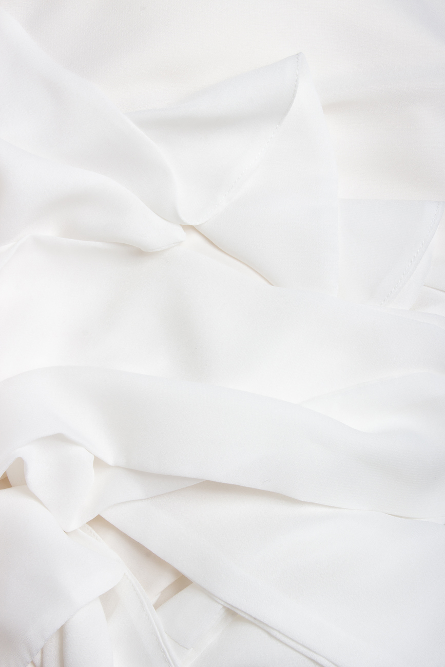 Robe de plage en coton blanc Cloche image 3