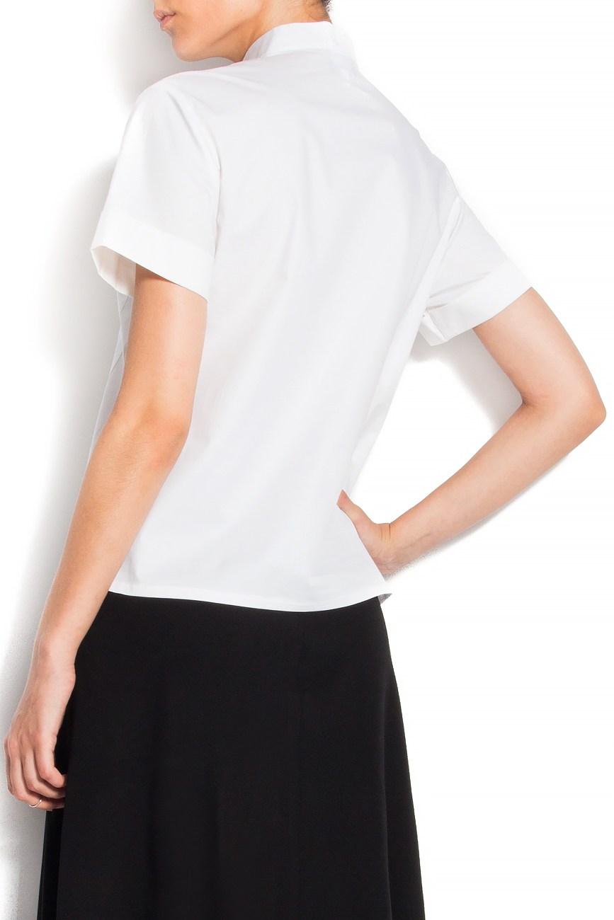 Vanishing pockets white cotton shirt  Undress image 2