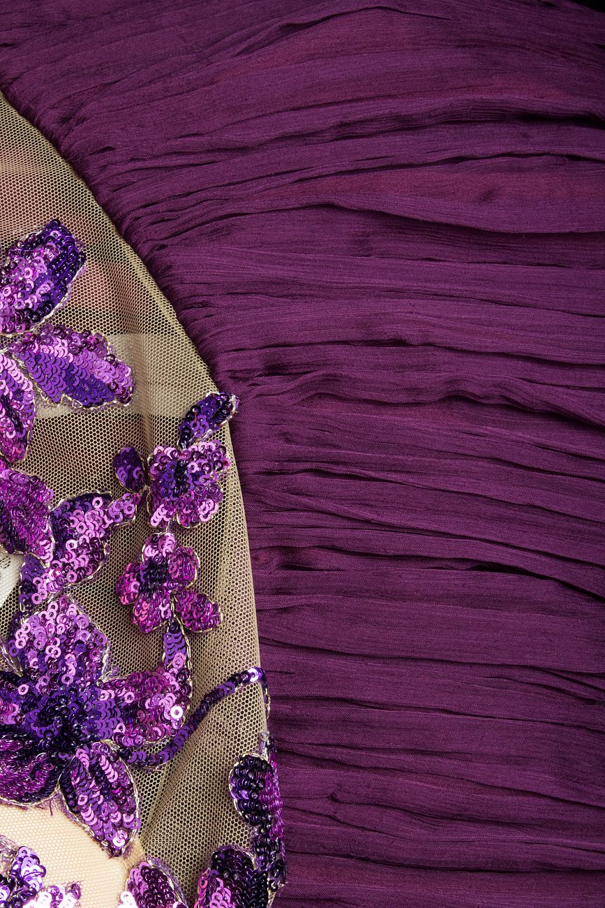 Robe courte en mousseline de soie Maia Ratiu image 3