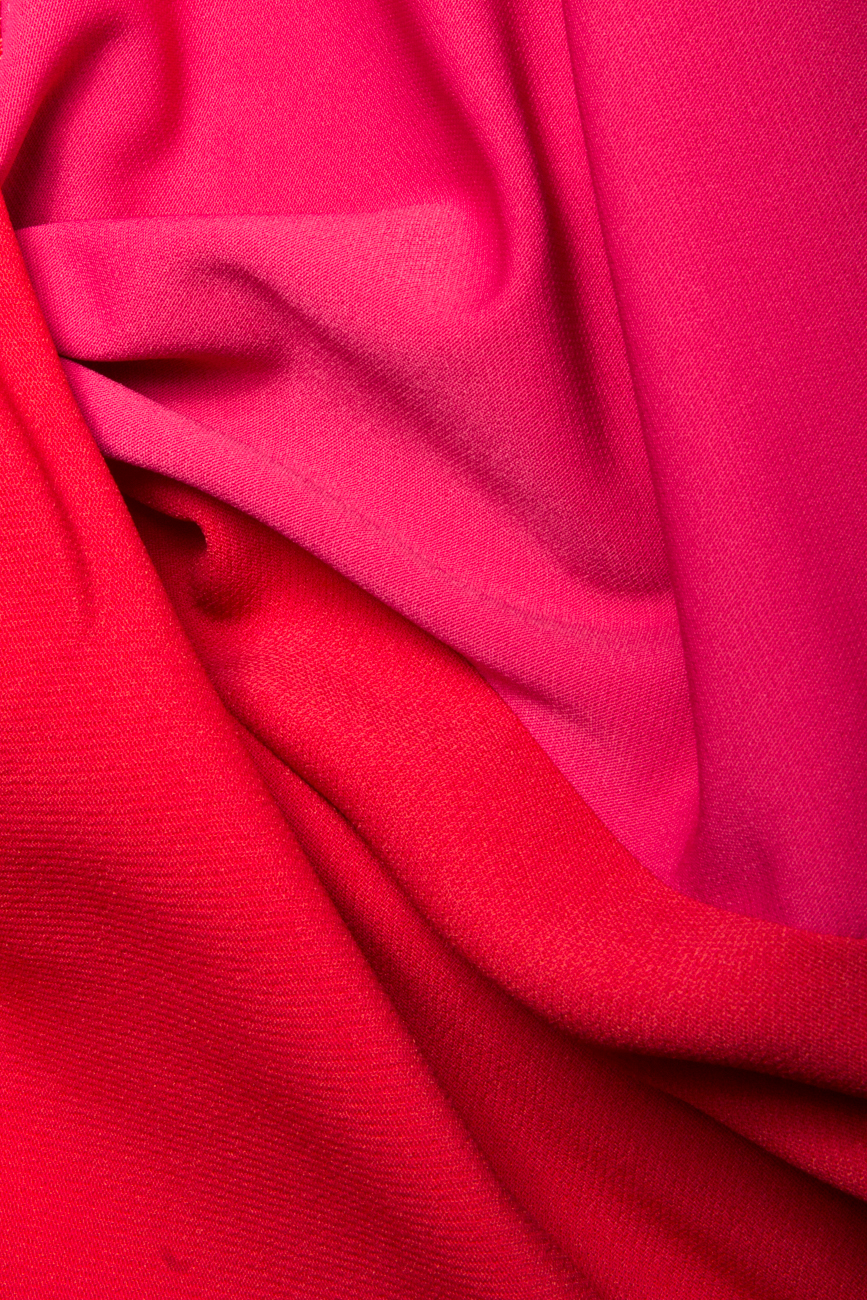 Two-tone cotton-crepe mini dress Izabela Mandoiu image 3