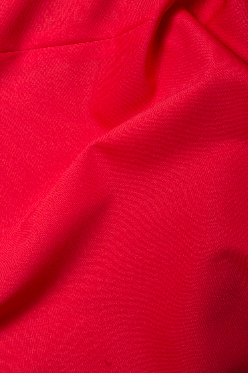 Fusta din stofa de lana cu slit pe picior Izabela Mandoiu imagine 3