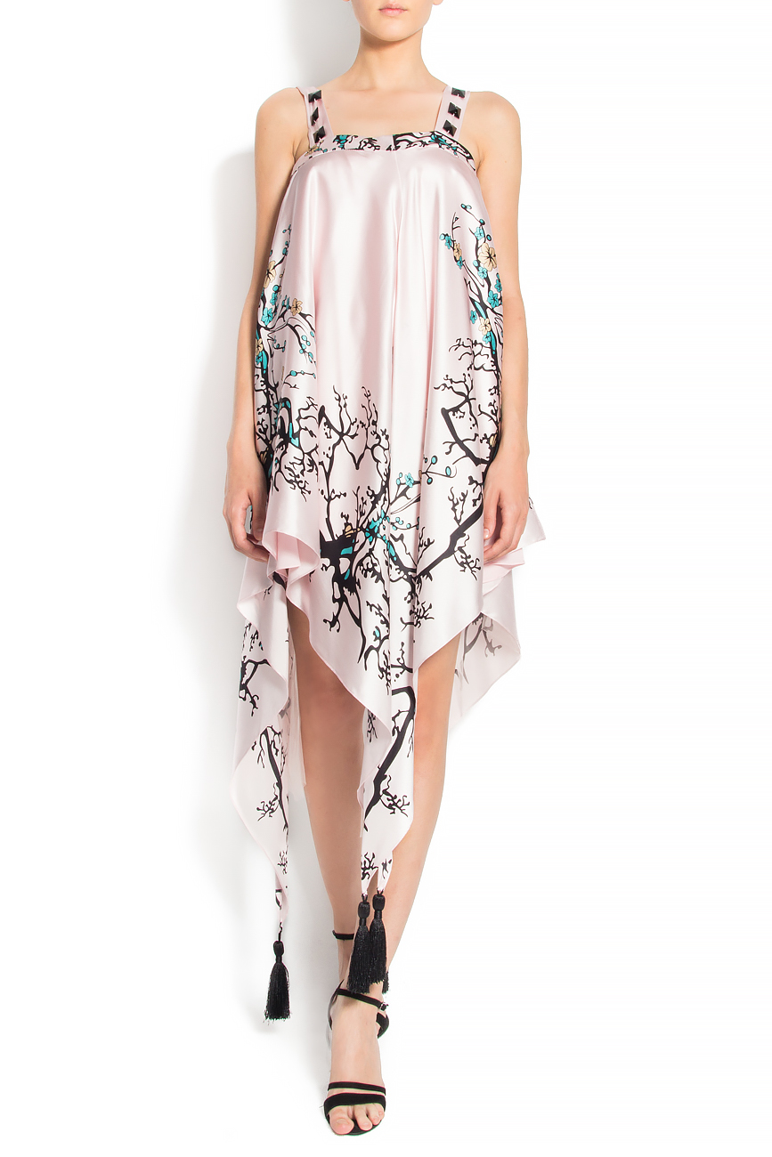 Silk asymmetric dress Elena Perseil image 0