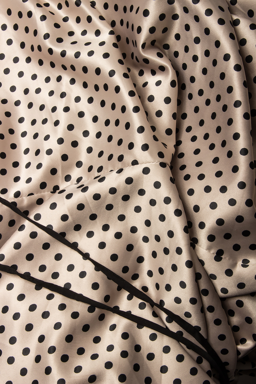 Polka-dot silk and lace culottes Elena Perseil image 3