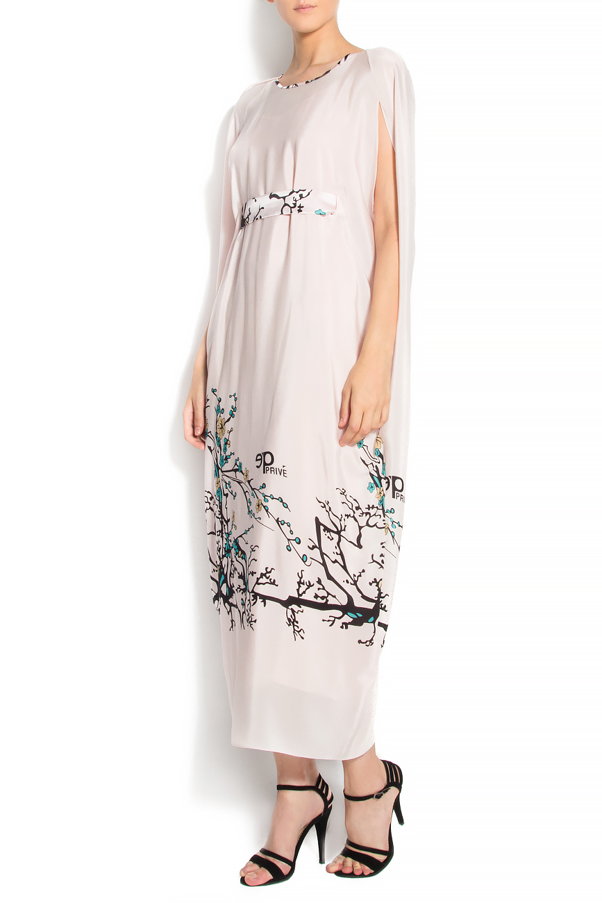 Printed silk maxi dress Elena Perseil image 1