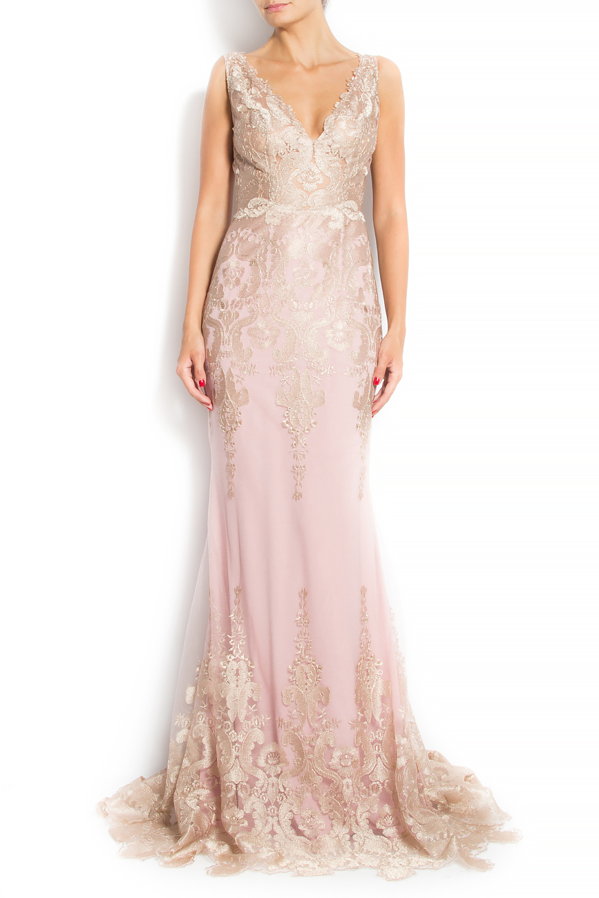 Embroidered silk gown Bien Savvy image 0