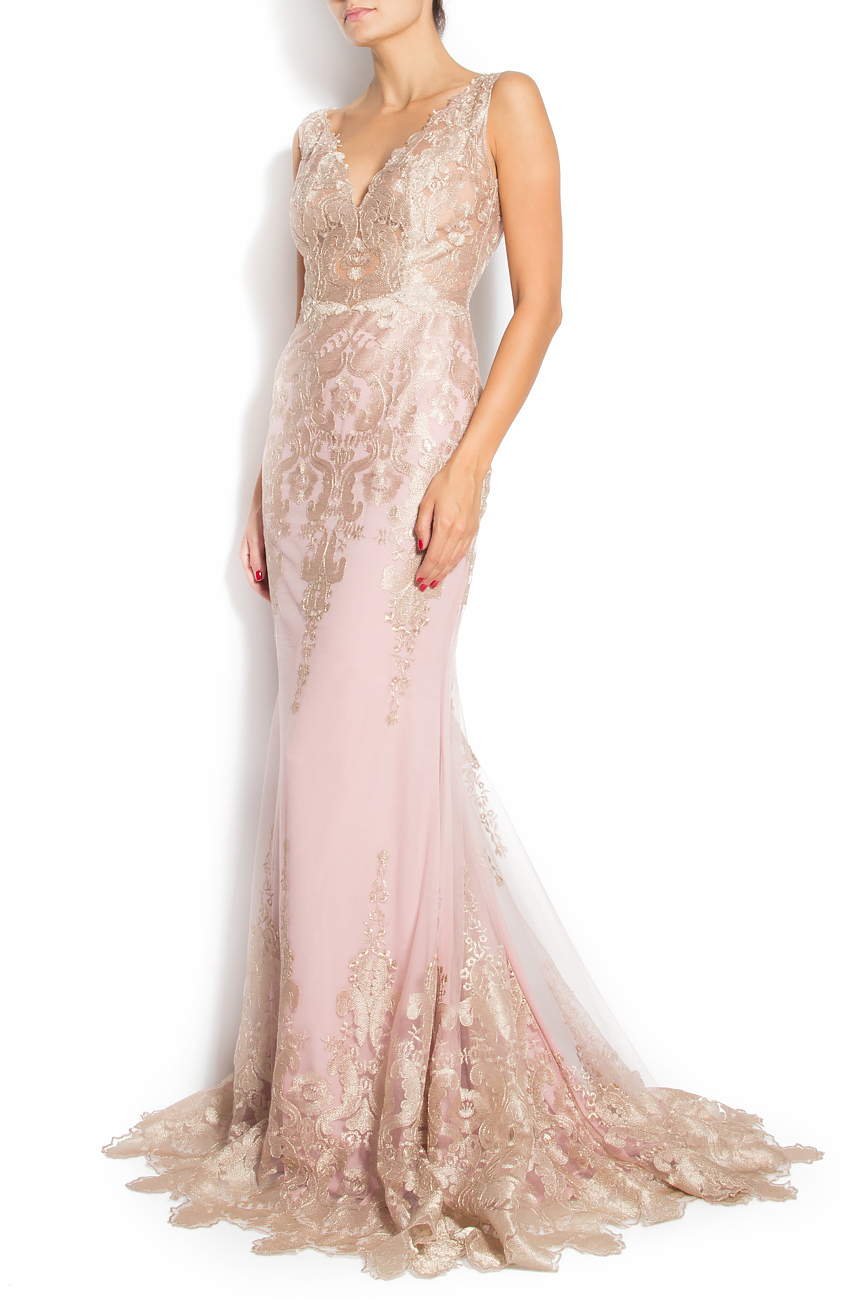 Embroidered silk gown Bien Savvy image 1