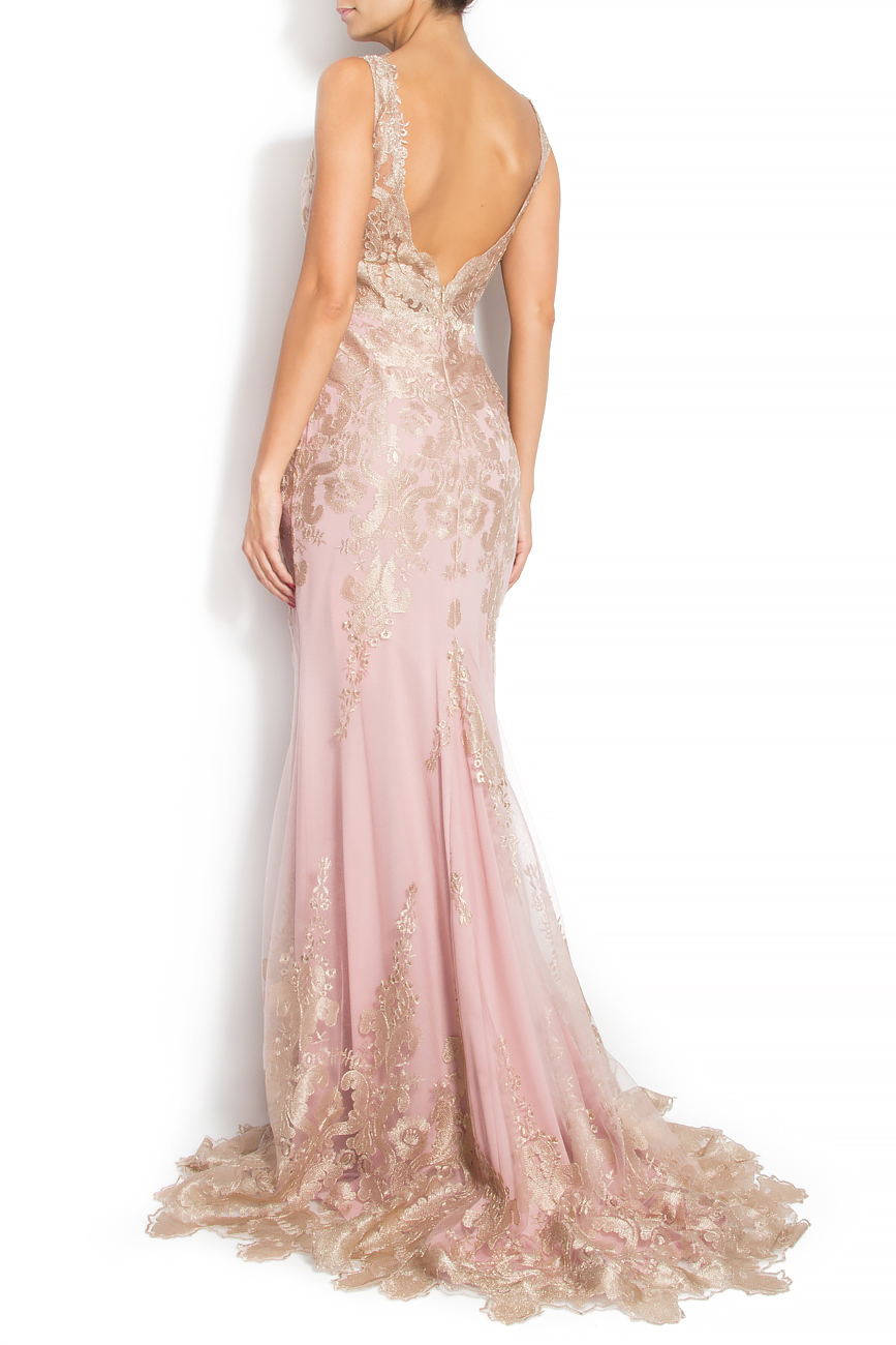 Embroidered silk gown Bien Savvy image 2