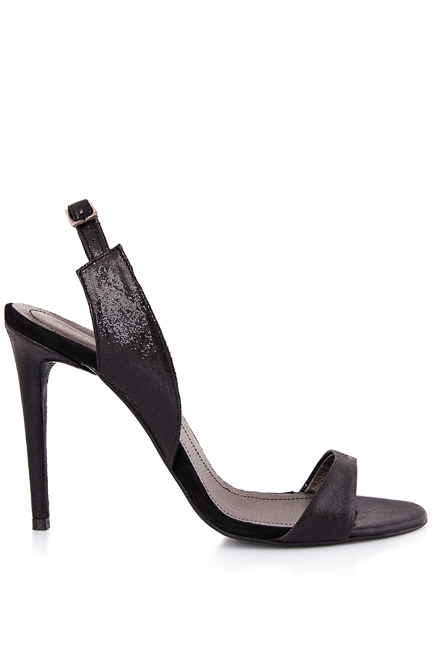 Sandales en cuir noir Ana Kaloni image 0