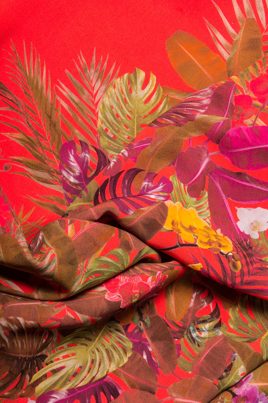 Floral-print silk-georgette gown Arina Varga image 3